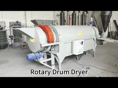Rooster van noten Rooster van cacaobonen Spice Rotary Drum Dryer Hout Rotary Dryer
