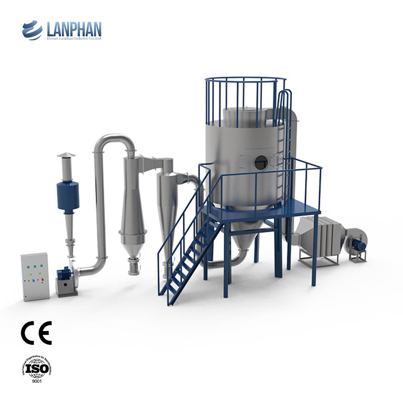 Centrifuge spuitdroger van 22000 t/min met 10 kg/h waterverdamping voor poederproductie in het laboratorium