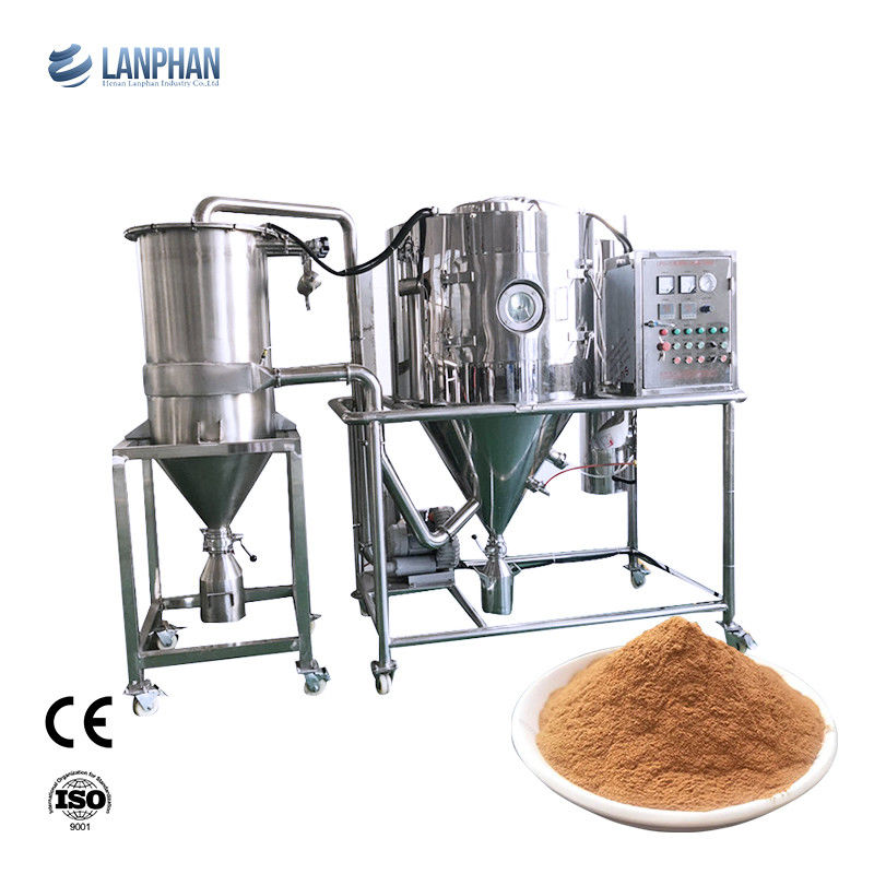 Centrifuge spuitdroger van 22000 t/min met 10 kg/h waterverdamping voor poederproductie in het laboratorium