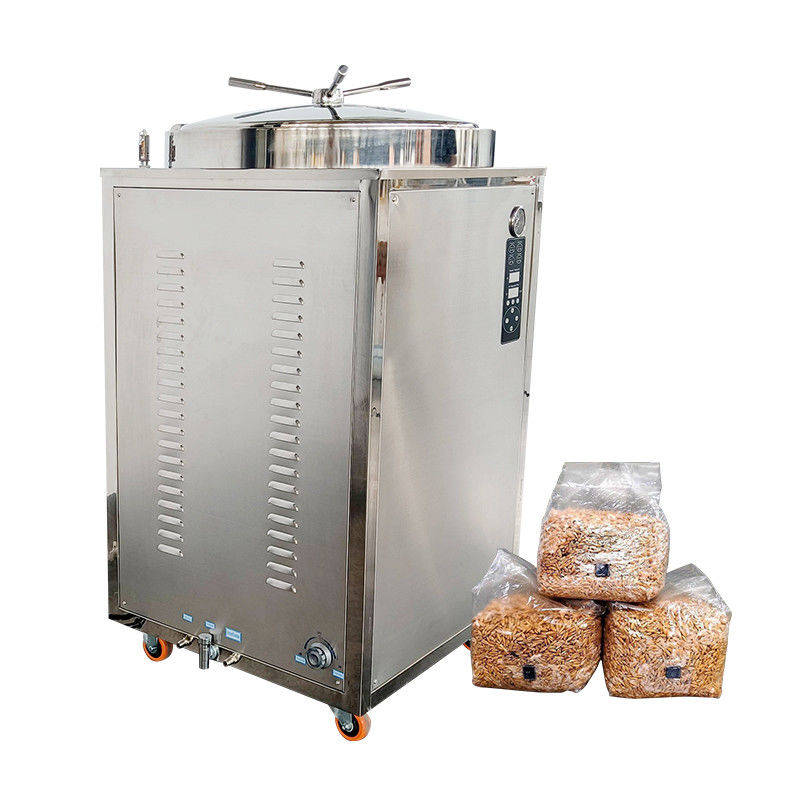 Hoge druk 200 liter verticale autoklaafstoomsterilisator met werkdruk van 0,22 MPa