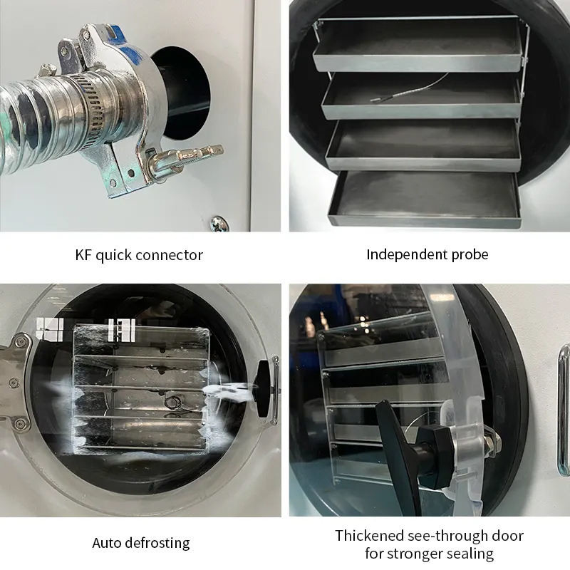 10kg 15kg Vriesdroger Voedseldrogen Lyophilizer Machine Voor Thuis Met Olievrij
