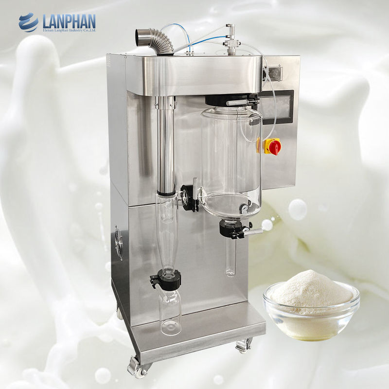 Mini Lab Spray Dryer Machine 2L Capaciteit SUS304 Materiaal 3KW Vermogen voor Koffiemelkpoeder