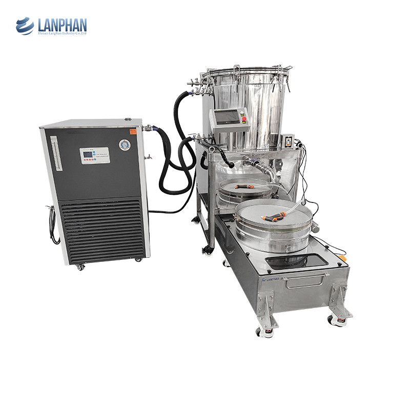 Commerciële ijswater oplosmiddelloze extractor Bubble Hash Vortex Trichome Separator oplosmiddelloze extractie