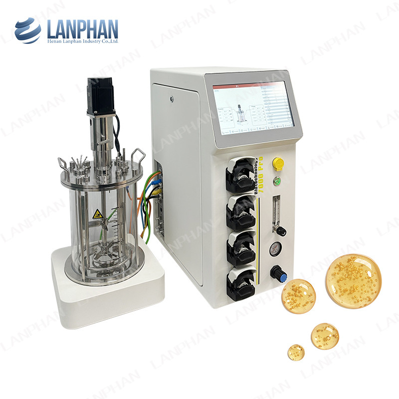 gist spirulina Lab glas bioreactor Fermentator bioreactor dierlijke celcultuur bioreactor 10L/5L