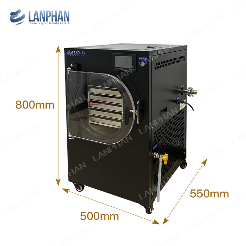 HFD-5 4-6KG / batch Kleine vriesdroger voor thuis Mini vacuüm vriesdroger