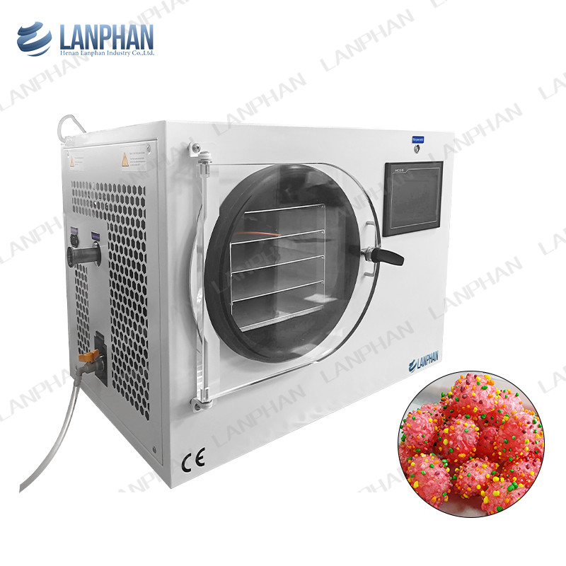 Kleine grootte Voedsel Fruit Melk Farmaceutische Lyophilizer Vriesdrogemachine Voor Thuis