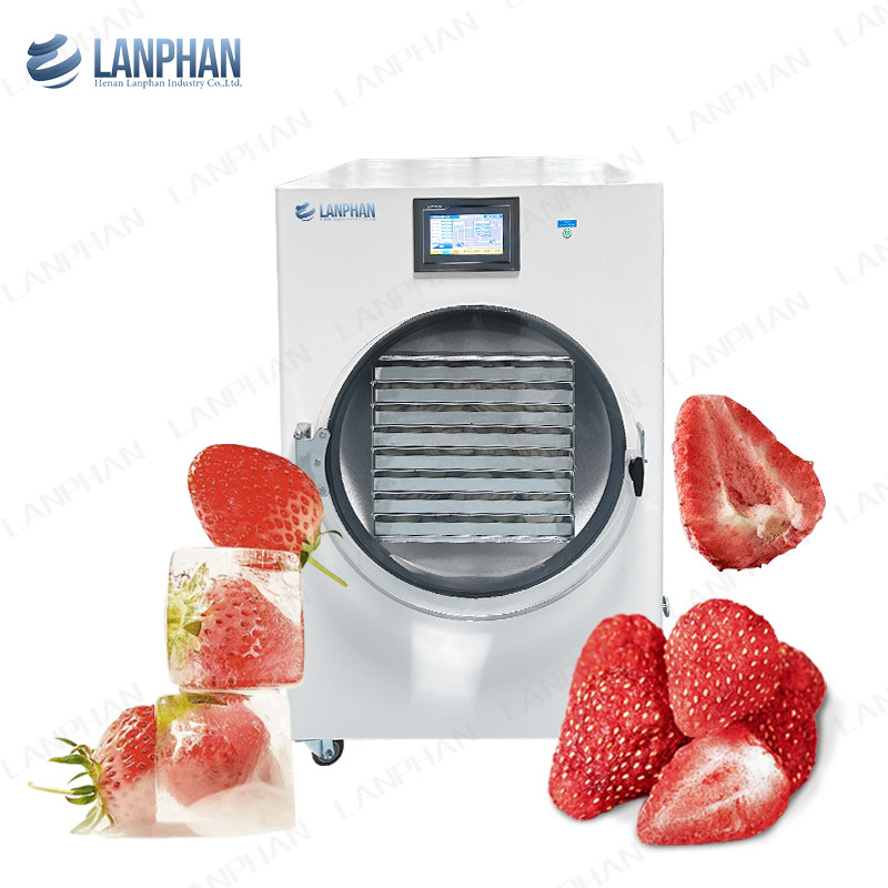 40 kg Bessen Fruit Vacuüm Vriesdroger Lyophilizer Candy Komkommer 8 bakken Vriesdroger