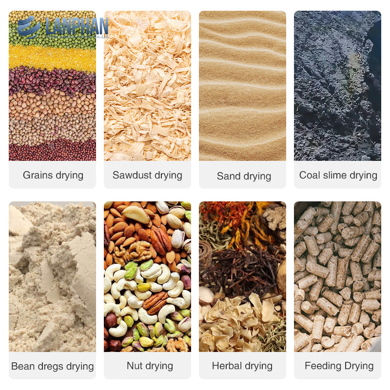 Rotary Drum Dryer Hout Rotary Dryer Zaagstof Rotary Drum Drying Equipment Industrieel Drum Dryer