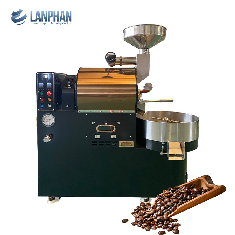 1-6 kg/partij Elektrisch gas Warme lucht Koffiebonen Bakkerij apparatuur Koffiebroeimachine