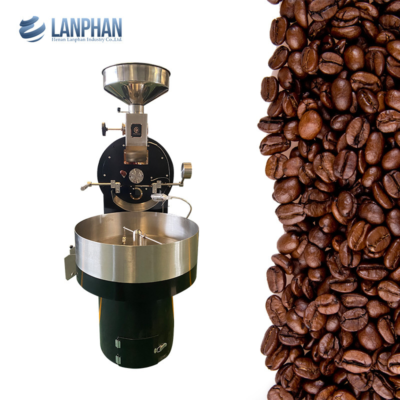 1-6 kg/partij Elektrisch gas Warme lucht Koffiebonen Bakkerij apparatuur Koffiebroeimachine
