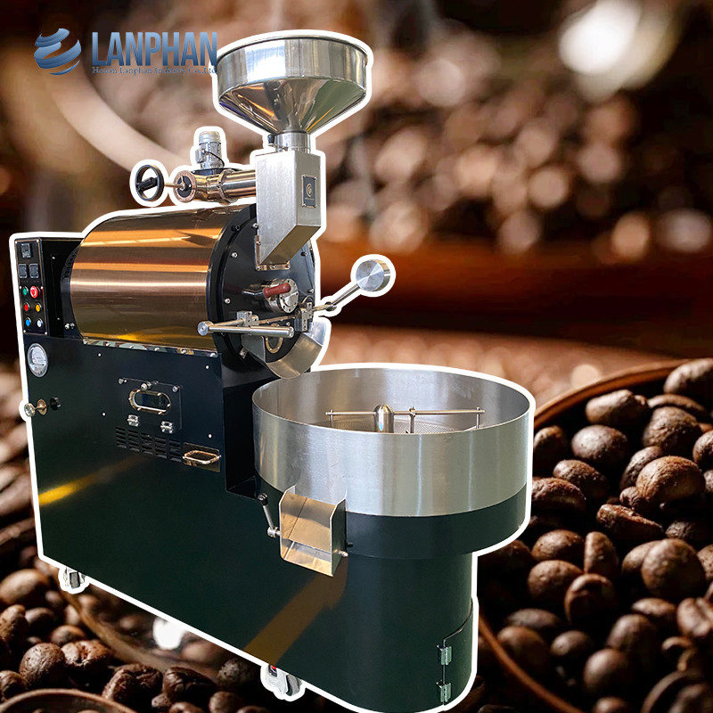 1-6 kg/partij Elektrisch gas Warme lucht Koffiebonen Bakkerij apparatuur Koffiebroeimachine