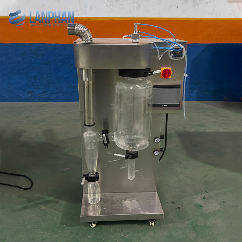 1500 ml/h ~2000 ml/h Glas laboratorium sproeidroger voor tomaten melk koffie ei poeder wei