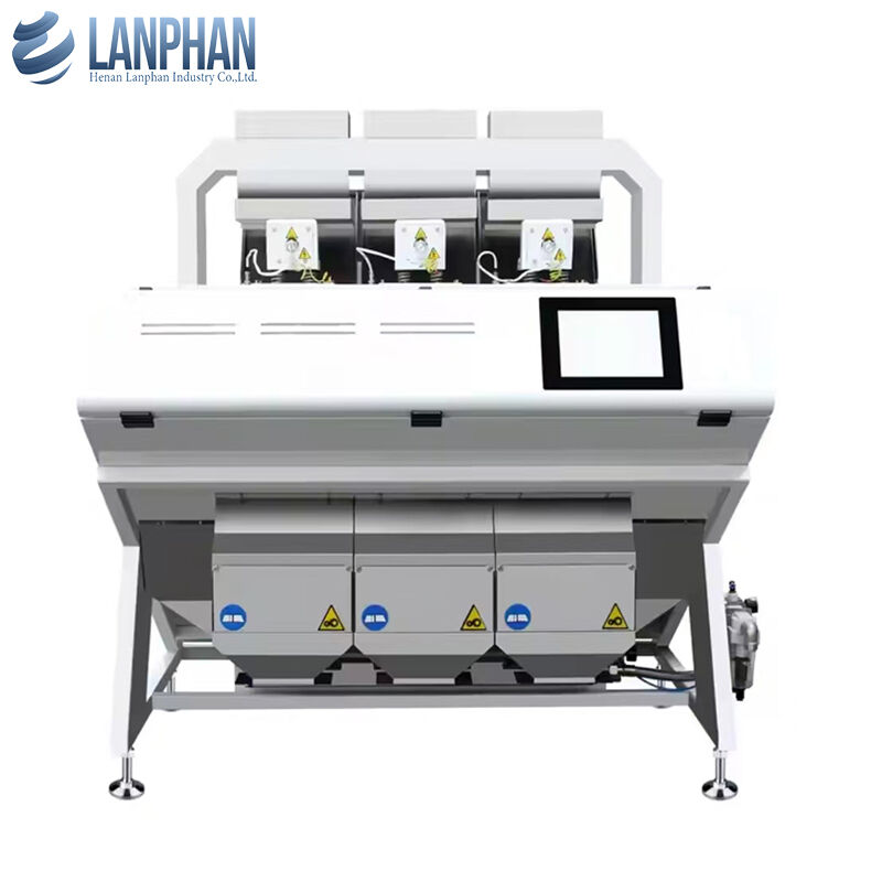 Kleursoortend apparaat met een enkele schommel voor maaiworm Sorteren van rijst Optische sorteren van rijst Sorteren van rijst