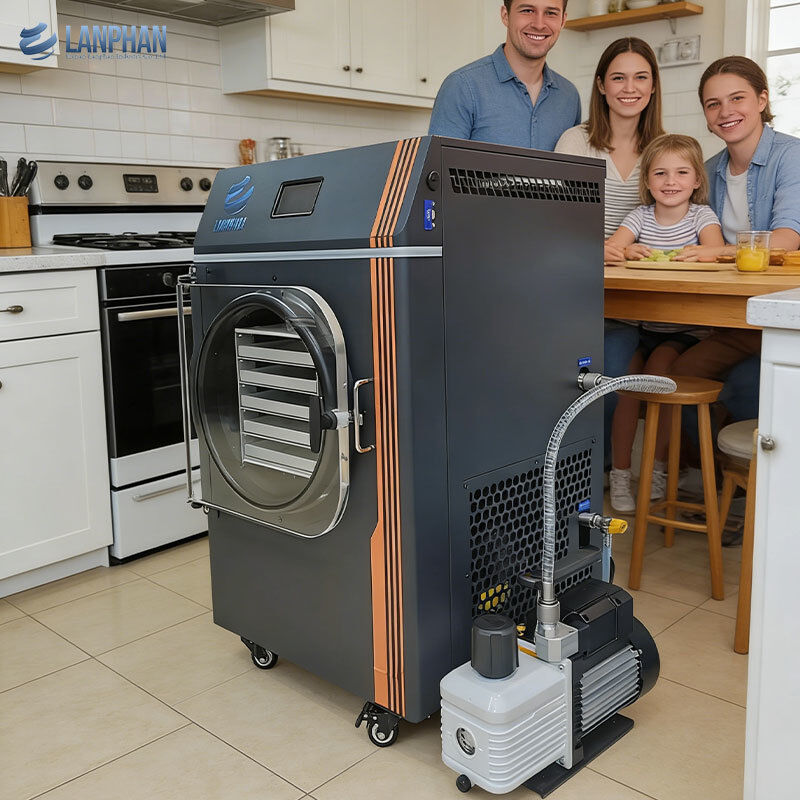 Slimme Mini Vriezerdroger met Vacuümpomp Energiezuinige Lyofilisator voor Thuisgebruik