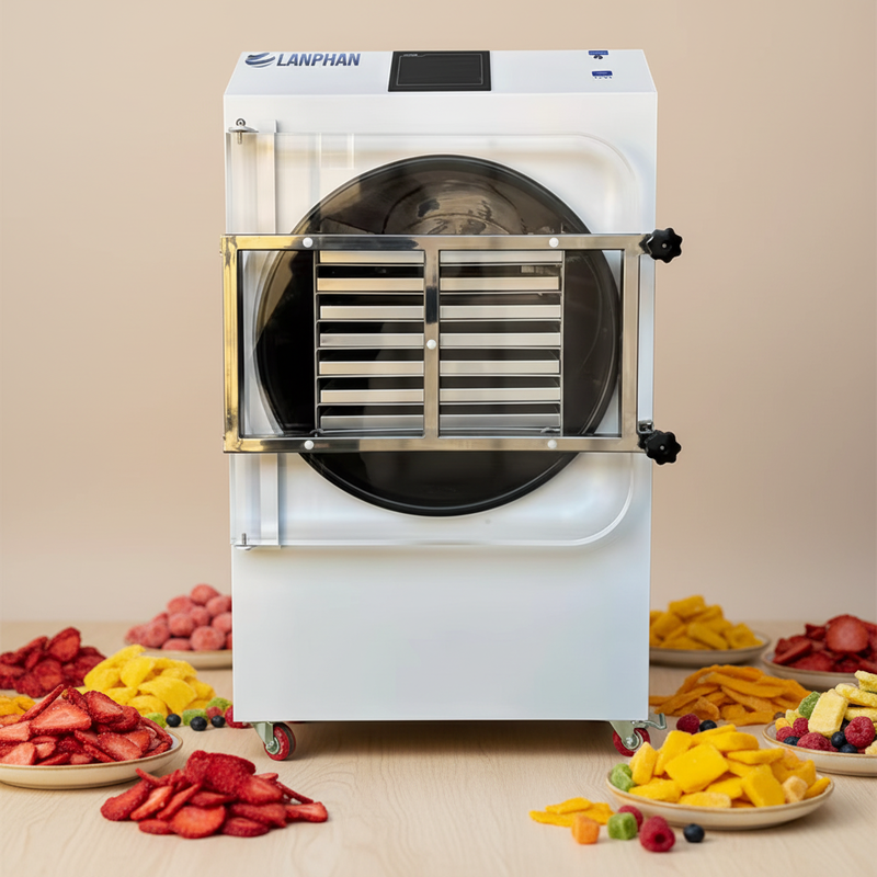 Automatische vacuümvriezdroger van 40 kg/batch met 14 dienstrokjes voor industriële voedselverwerking