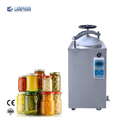 van de de Autoclaafretort van 50L 150L de Sterilisator 220V voor het Substraat van de Paddestoelcultuur