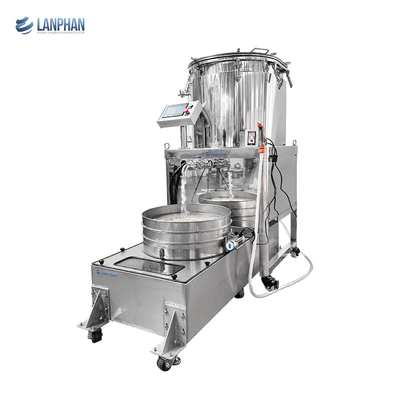 Laagtemperatuur Bubble Hash Vortex Trichome Separator Industrieel 304 roestvrij staal