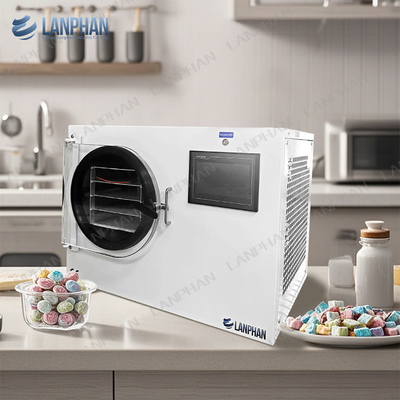 Kleine grootte Voedsel Fruit Melk Farmaceutische Lyophilizer Vriesdrogemachine Voor Thuis
