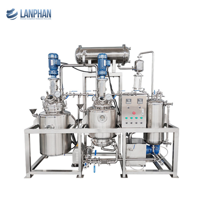 50L roestvrij staal 304 concentratie tank extractie eenheid extractieconcentrator