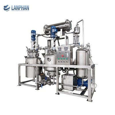 Multifunktioneel extractieconcentrator van roestvrij staal Extractie- en concentratievat