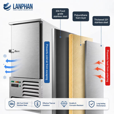 300L -80 graden diepvriesmachine 10 bakken Voedingsmiddelen ultra lage temperatuur diepvriesmachine